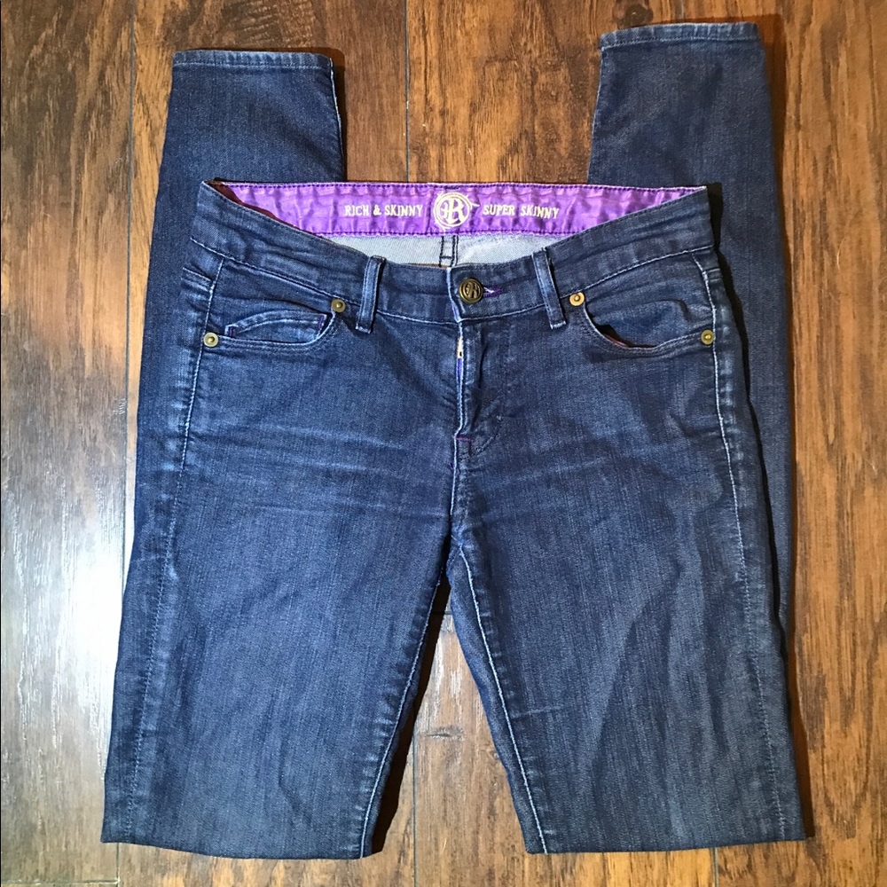 3 for $15 Rich & Skinny Super Dark Wash Jeans